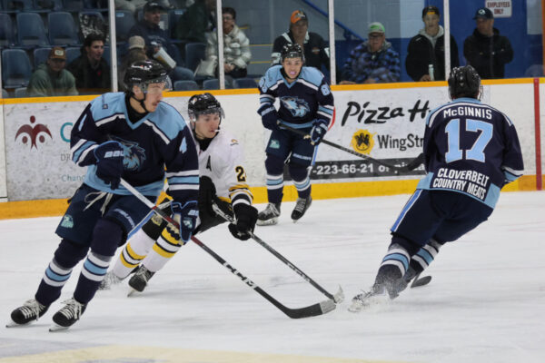 GALLERY: Pazdzierski Hat Trick Leads Dryden GM Ice Dogs to Home Opener Win